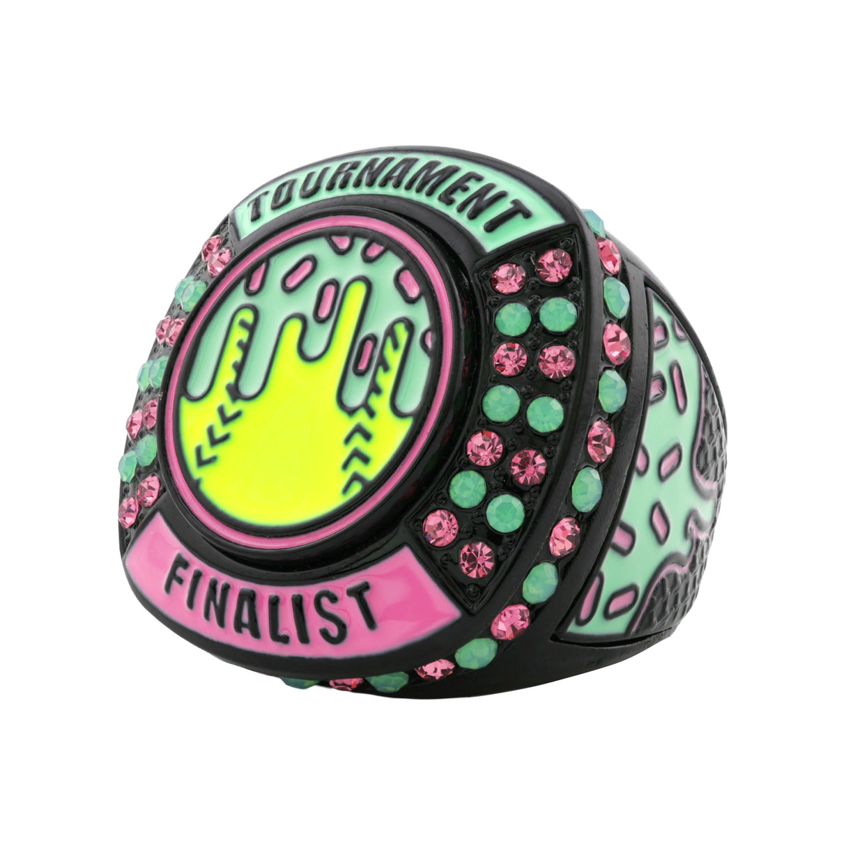 GEN27 Drip Softball Black Watermelon Tournament Finalist Ring