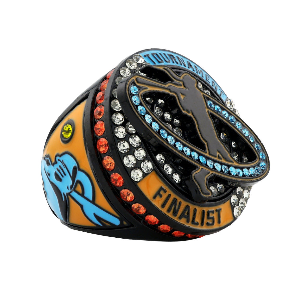 GEN26C Softball Orange&Blue&Black Tournament Finalist Ring