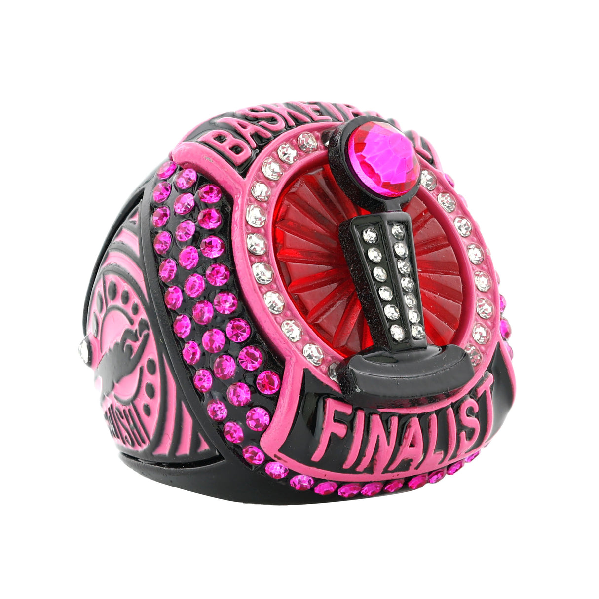 Basketball25 Neon Pink Finalist Ring