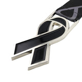 MED26 Ribbon Silver&Black