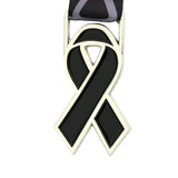 MED26 Ribbon Silver&Black