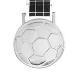 MED27 3'' Silver/Black&White Soccer Medal