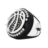 Basketball3 Black&White Champions Ring