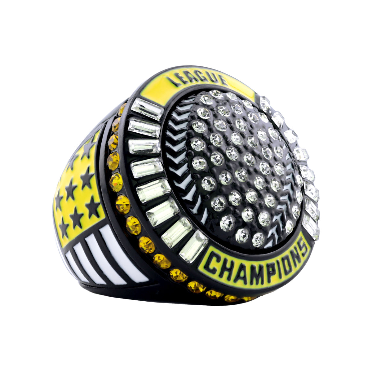 GEN26E Black&Orange&White League Finalist Ring