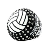 Volleyball26 Black&White Champions Ring