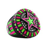 Star26 Black&Watermelon Ring