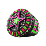 Star26 Black&Watermelon Ring