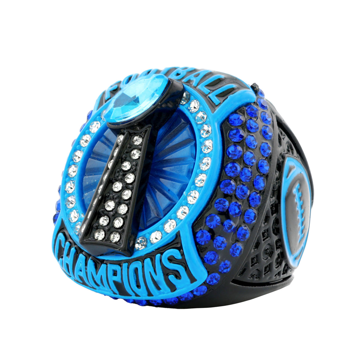 Football25 Neon Blue Champions Ring