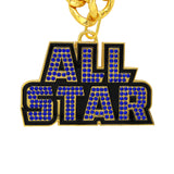 All Star Stone Chain Gold/Blue