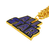 All Star Stone Chain Gold/Blue