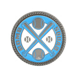 Bomb Squad Neon Blue Coin