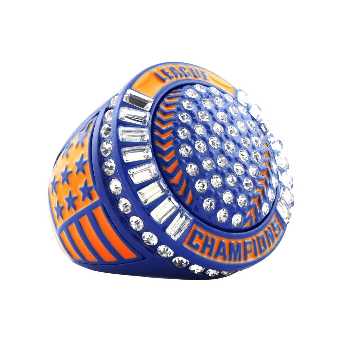 GEN26E Blue&Orange 2 League Champions Ring