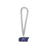 Goat Stone Chain Silver&Blue