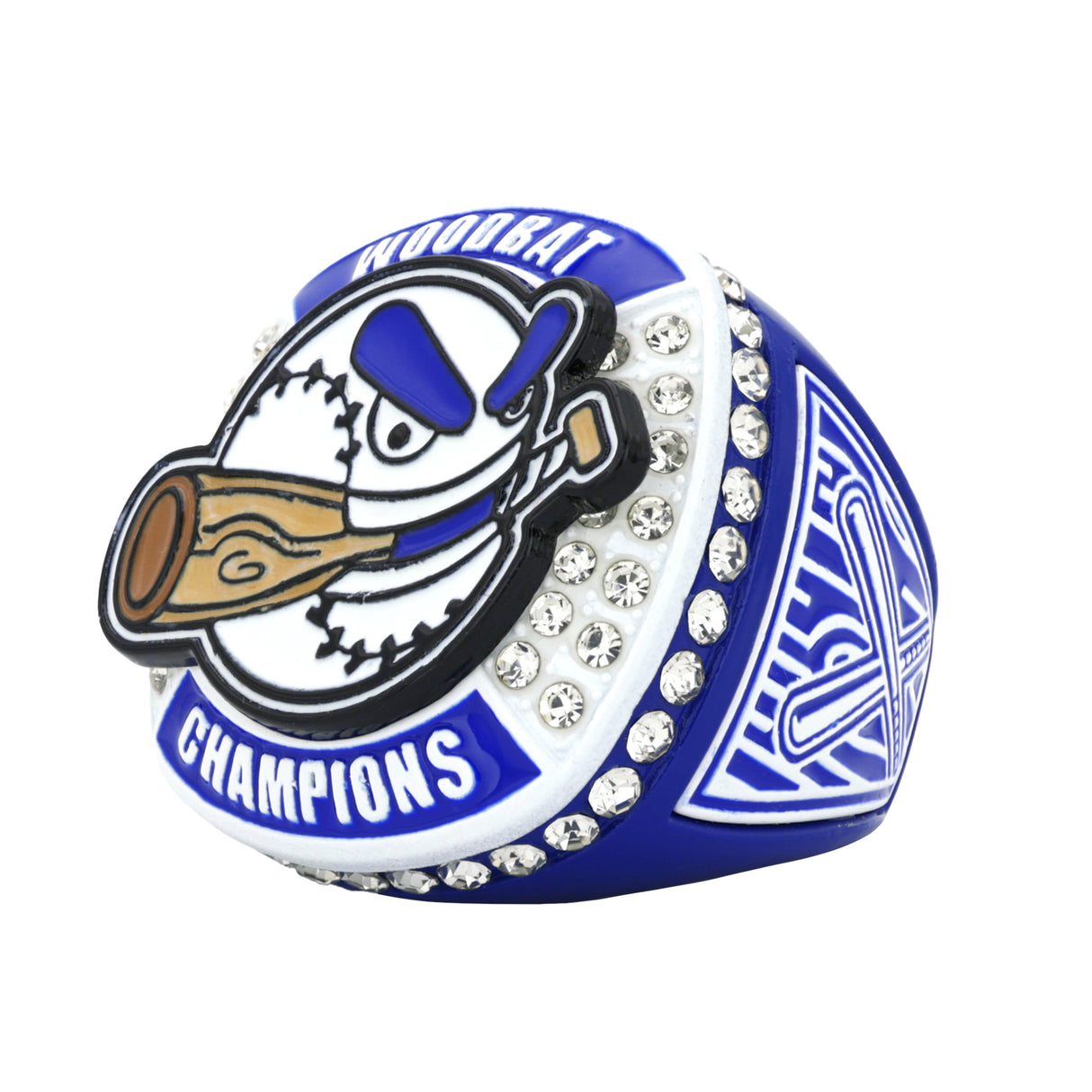 Woodbat26 Blue&White Champions Ring