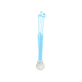 MED27 3'' Silver/Carolina&White Soccer Medal