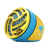 Volleyball Babyblue Champions Ring