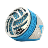 Volleyball Babyblue Finalist Ring