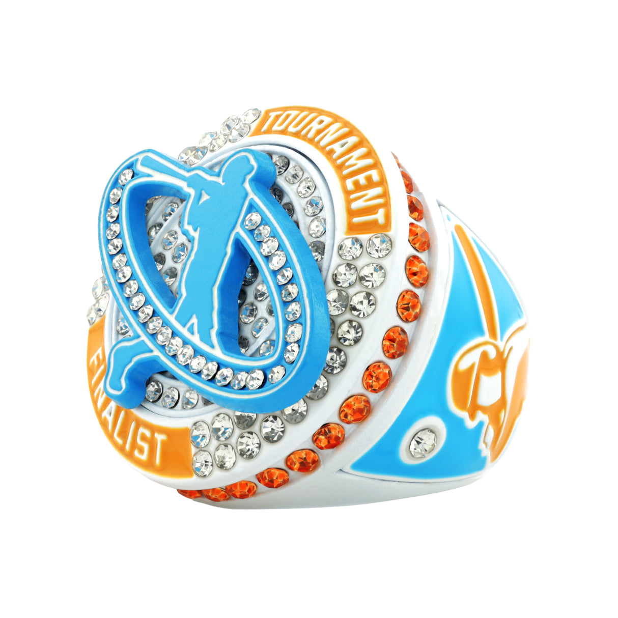 GEN26C Baseball Orange&Blue&White Tournament Finalist Ring