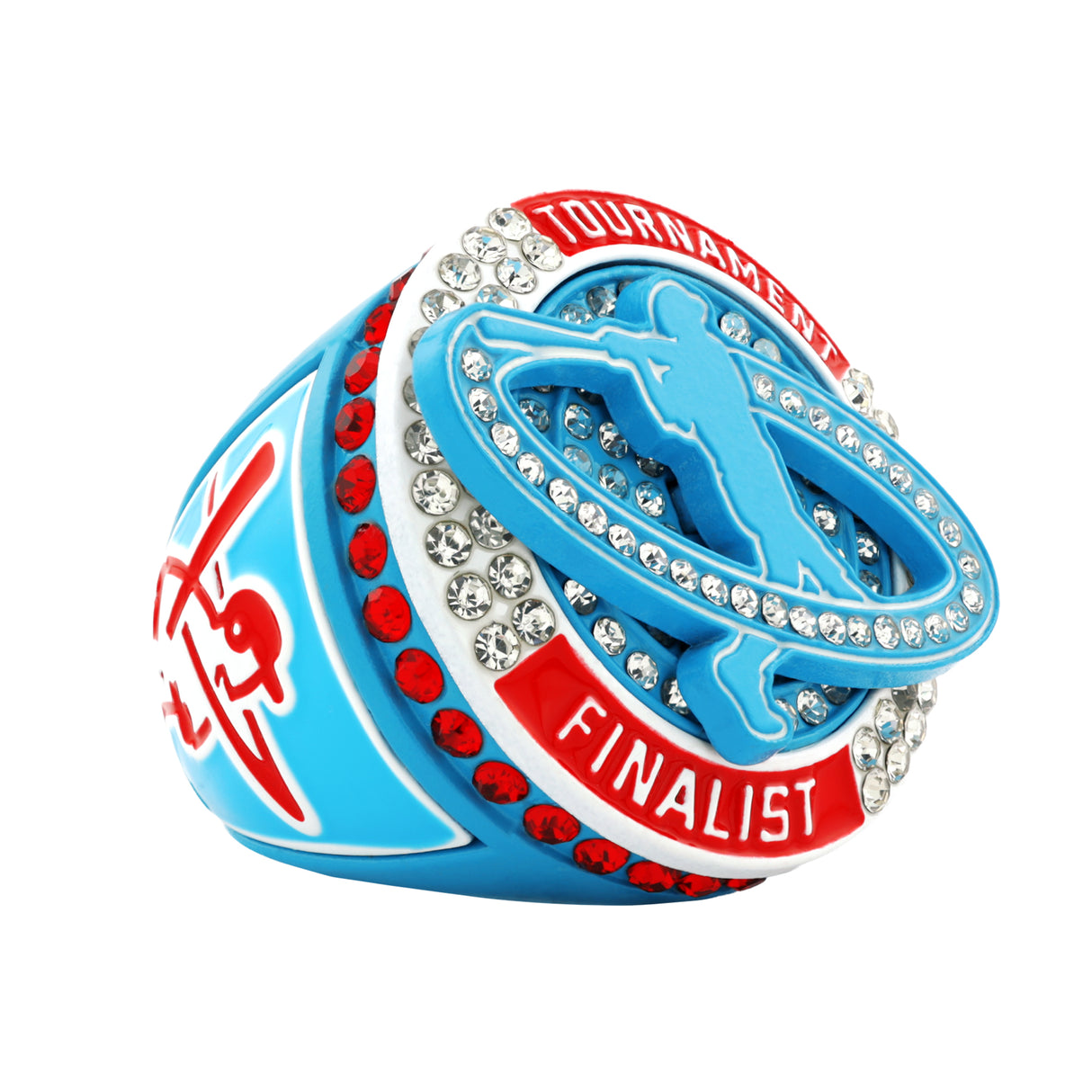 GEN26C Baseball Red&Blue Tournament Finalist Ring