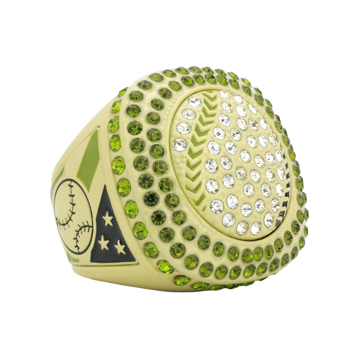 GEN25A Camo 3 All Stones Ring