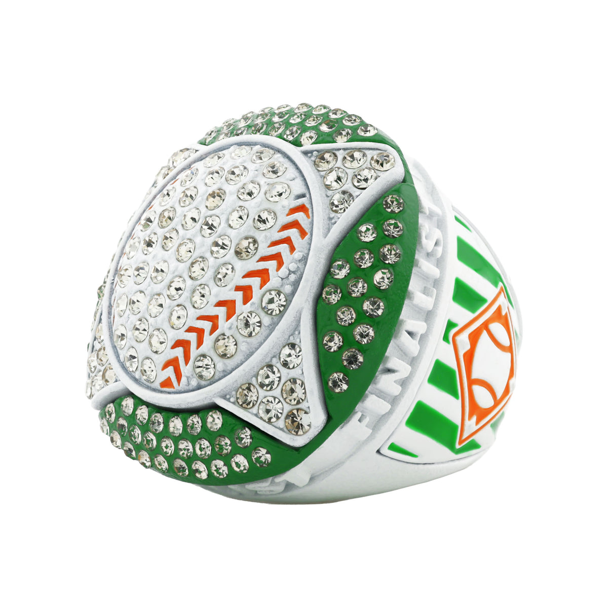 GEN25B White Citrus Finalist Ring