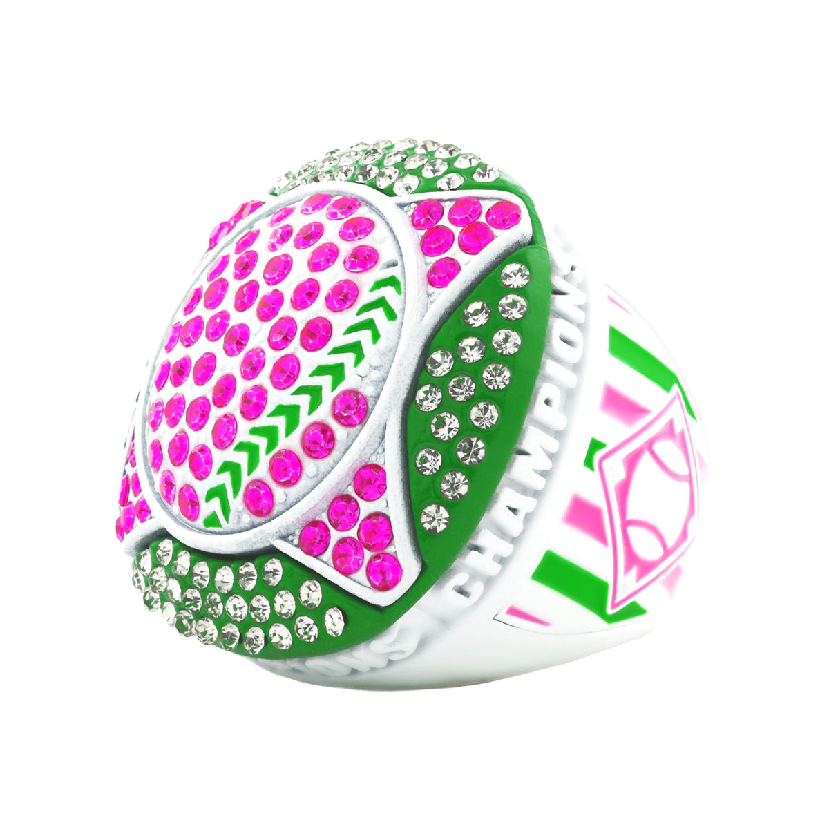 GEN25B White Watermelon Champions Ring