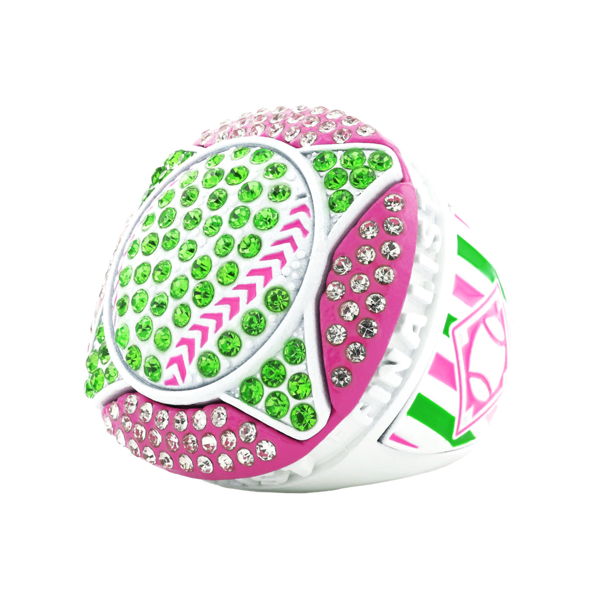 GEN25B White Watermelon Finalist Ring