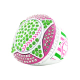 GEN25B White Watermelon Finalist Ring