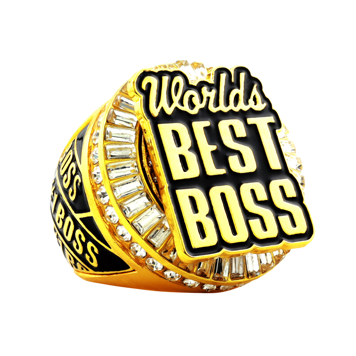 World's Best Boss Gold Ring