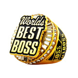 World's Best Boss Gold Ring