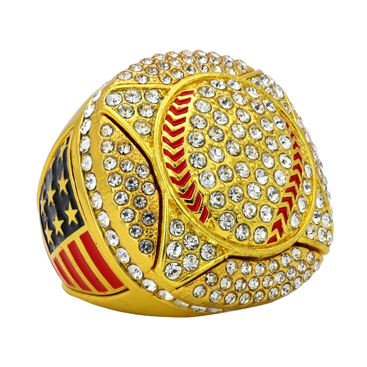 GEN25B Gold All Stones Ring