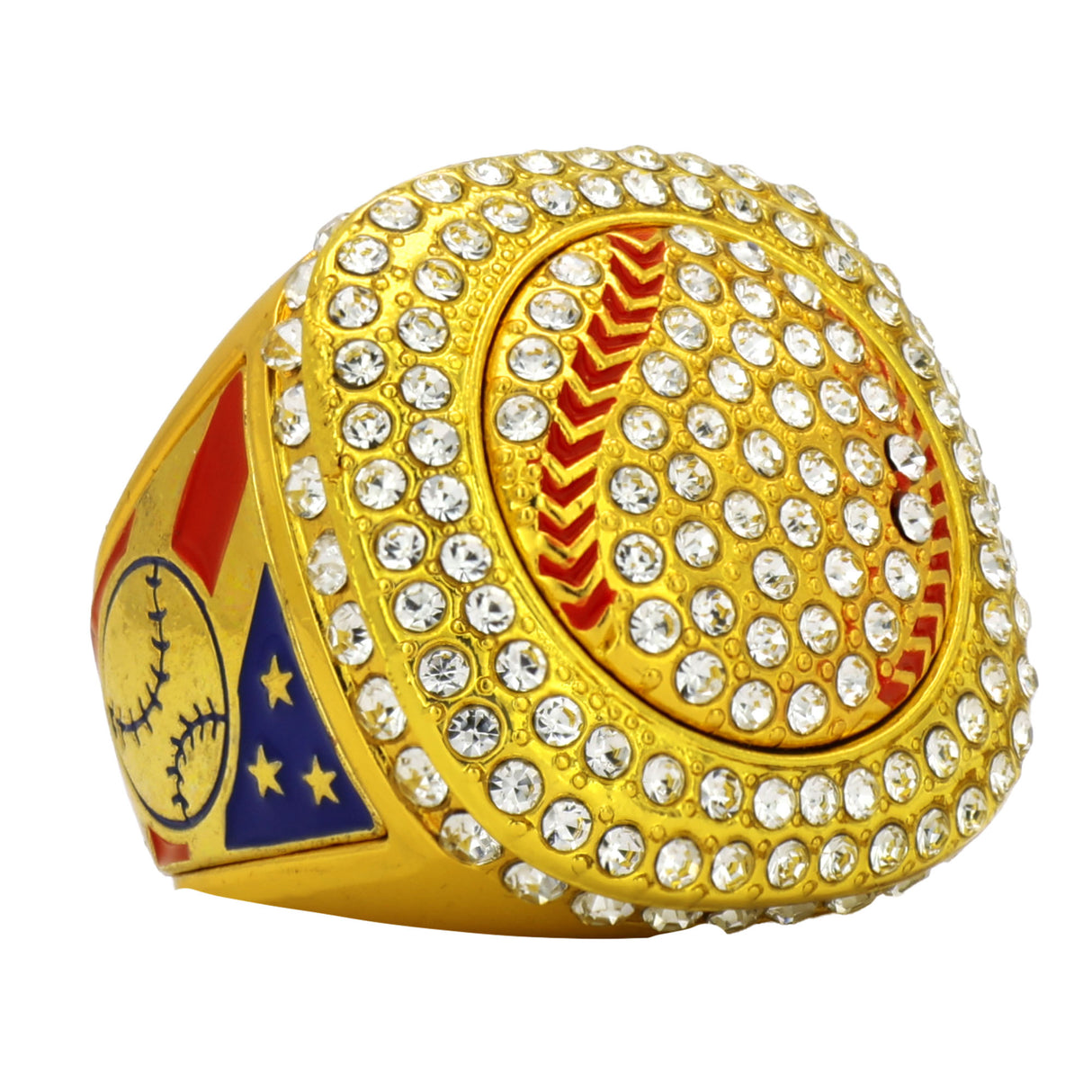 GEN25A Gold All Stones Ring