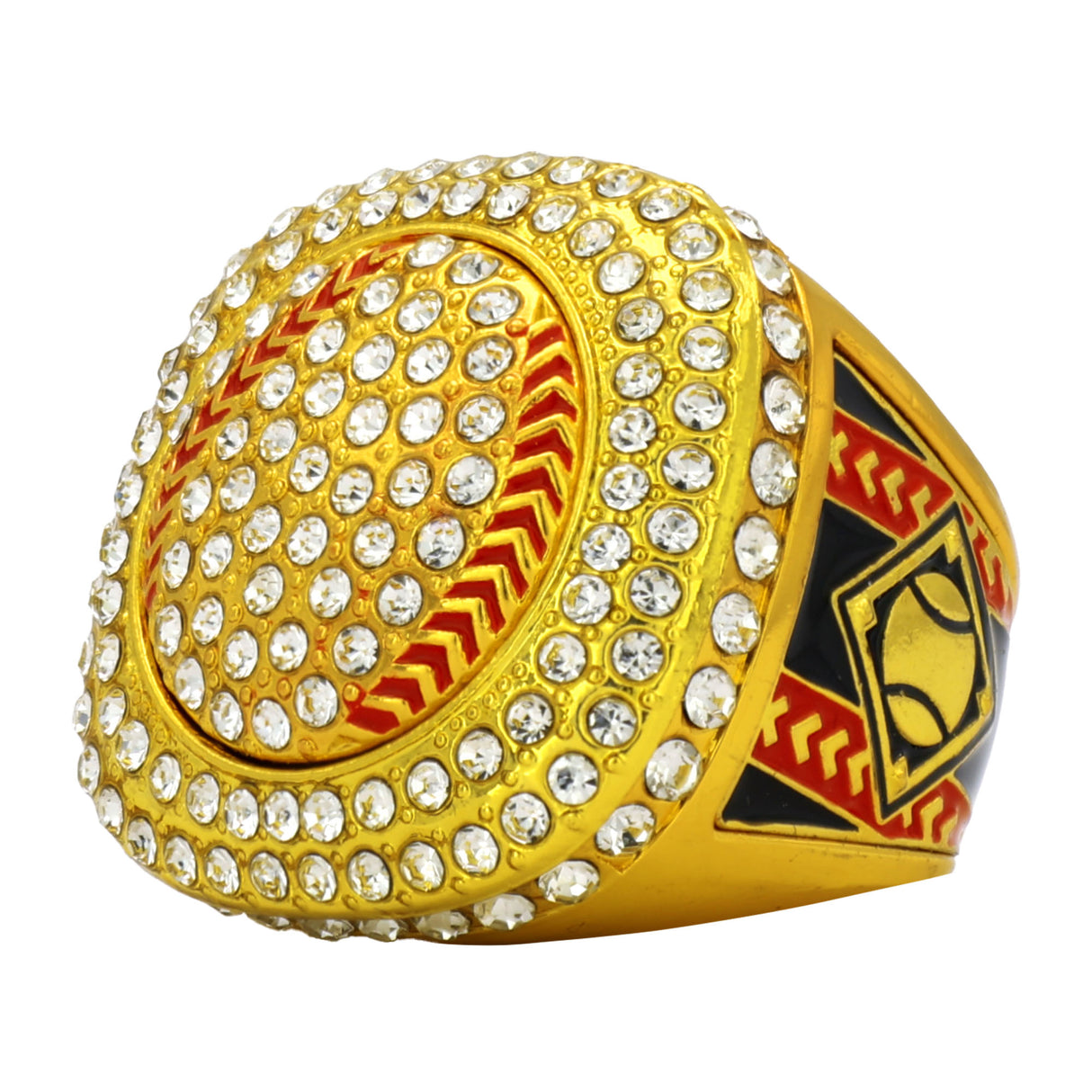 GEN25A Gold All Stones Ring