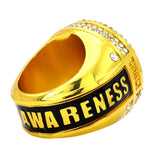 GEN25 Gold Autism Awareness Champions Ring