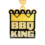 BBQ King Stone Chain Gold&Clear