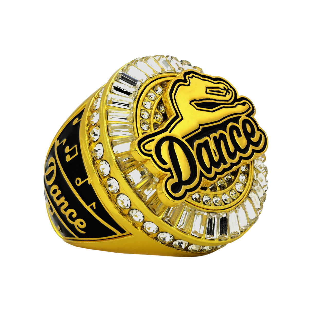 Dance27 Gold All Stones Ring
