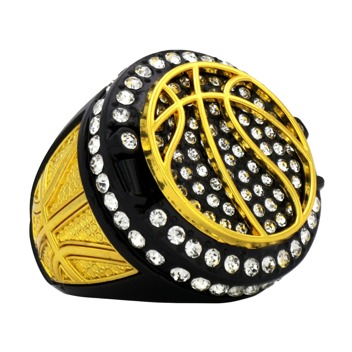 Basketball3 Black All Stones 1 Ring
