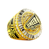 Cheer26 Gold All Stones 2 Ring