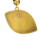 Football Stone Chain Black/Gold