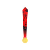 MED27 3'' Gold/Red&Black Basketball Medal