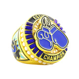 Boxing27 Gold&Blue Champions Ring