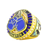Boxing27 Gold&Blue Champions Ring