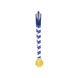 Med26 3.25" Blank Star Medal Gold&Blue
