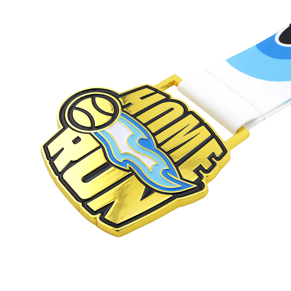 MED27 Home Run Medal Gold&Blue
