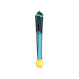 MED27 3'' Gold/Blue&Black Volleyball Medal