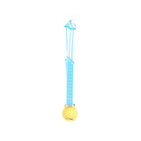 MED27 3'' Gold/Carolina&White Volleyball Medal