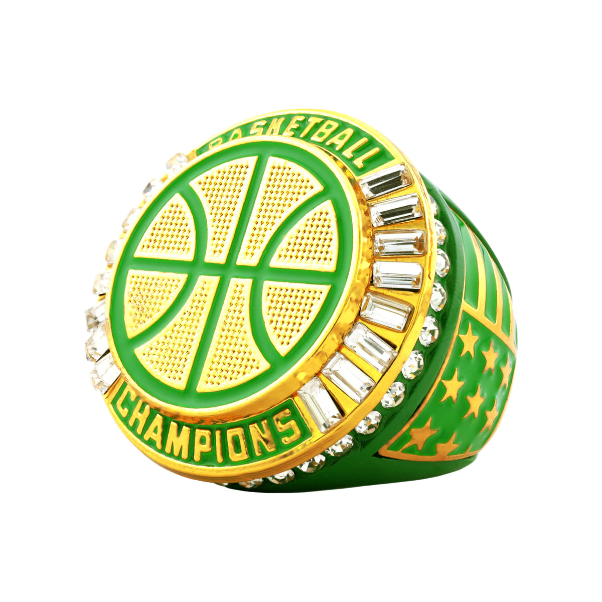 Basketball27A Green&Gold Champions Ring