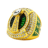Football25 Gold All Stones Ring