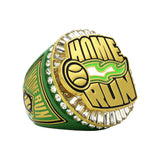 Home Run Green&Gold Ring