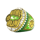 Home Run Green&Gold Ring